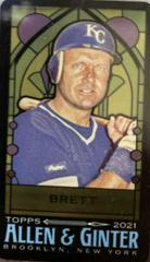 George Brett [Mini Stained Glass] #147 Baseball Cards 2021 Topps Allen & Ginter Prices