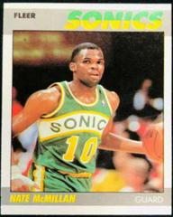 Nate McMillan Basketball Cards 1987 Fleer Prices