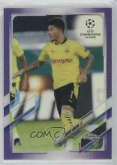 Jadon Sancho [Purple] Soccer Cards 2020 Topps Chrome UEFA Champions League Prices