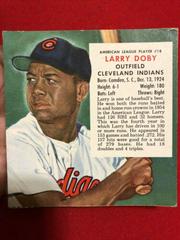 Larry Doby #18 Baseball Cards 1955 Red Man Tobacco Prices