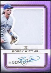 Bobby Witt Jr. [Purple] #ARC-BWJ Baseball Cards 2023 Topps Definitive Autograph Relic Collection Prices