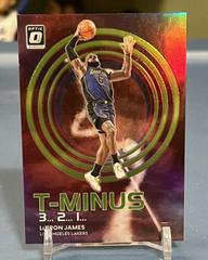 LeBron James [Lime Green] Basketball Cards 2022 Panini Donruss Optic T Minus 3 2 1 Prices