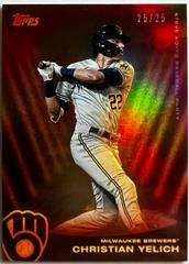 Christian Yelich [Yellow Glitter] Baseball Cards 2022 Topps X Steve Aoki Prices