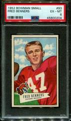 Fred Benners Football Cards 1952 Bowman Small Prices