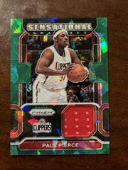 Paul Pierce [Green Ice] #SW-PPC Basketball Cards 2021 Panini Prizm Sensational Swatches Prices