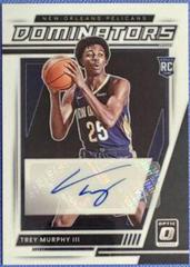 Trey Murphy III #RD-TMY Basketball Cards 2021 Panini Donruss Optic Rookie Dominators Signatures Prices