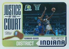 Ron Artest Basketball Cards 2003 Topps Justice of the Court Prices