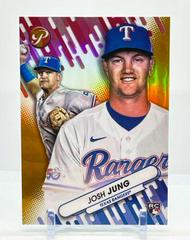 Josh Jung [Gold] Baseball Cards 2023 Topps Pristine Fresh Faces Prices