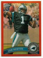 Cam Newton [Orange Refractor] #1 Football Cards 2011 Topps Chrome Prices