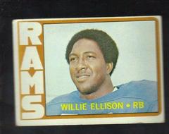 Willie Ellison Football Cards 1972 Topps Prices