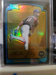 Franklin Gutierrez [Gold Refractor] #135 Baseball Cards 2003 Bowman Chrome Draft Picks Prices
