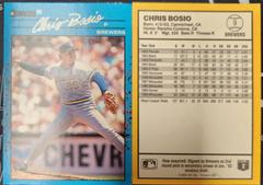 Chris bosio #9 Baseball Cards 1990 Donruss Best AL Prices