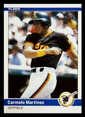 Carmelo Martinez Baseball Cards 1984 Fleer Update Prices