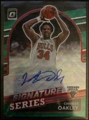 Charles Oakley [Green Shock] #SS-CHO Basketball Cards 2021 Panini Donruss Optic Signature Series Prices
