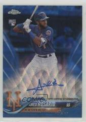 Amed Rosario [Blue Wave Refractor] Baseball Cards 2018 Topps Chrome Rookie Autograph Prices