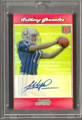 Anthony Gonzalez [Autograph Red Refractor] Football Cards 2007 Bowman Chrome Prices