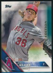 Jered Weaver #174 Baseball Cards 2016 Topps Limited Edition Prices