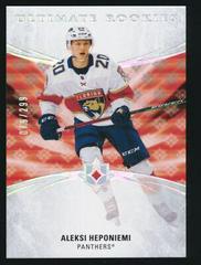 Aleksi Heponiemi #104 Hockey Cards 2020 Ultimate Collection Prices