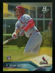 Dylan Carlson [Gold] #86 Baseball Cards 2021 Bowman Platinum Prices