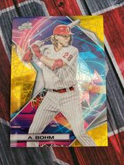 Alec Bohm [Gold Interstellar] #122 Baseball Cards 2022 Topps Cosmic Chrome Prices