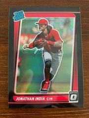 Jonathan India [Black] #101 Baseball Cards 2021 Panini Donruss Optic Prices