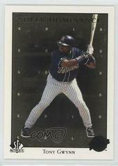 Tony Gwynn [Gold] #SD19 Baseball Cards 1998 SP Authentic Sheer Dominance Prices
