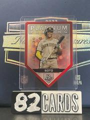 Juan Soto [Red] #PPDC-5 Baseball Cards 2022 Bowman Platinum Plating Die Cuts Prices