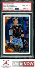 Buster Posey [Refractor Autograph] #221 Baseball Cards 2010 Topps Chrome Prices