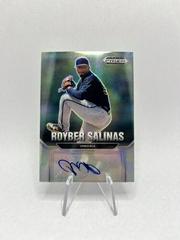 Royber Salinas #AU-RO Baseball Cards 2022 Panini Prizm Draft Picks Autographs Prices