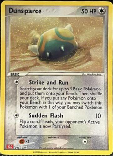 Dunsparce #15 Pokemon TCG Classic: Charizard Deck