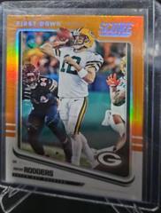 Aaron Rodgers [First Down] #114 Football Cards 2018 Score Prices