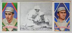 F. Baker, J. Barry [Chase Safe at Third] Baseball Cards 1912 T202 Hassan Triple Folder Prices