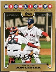 Jon Lester Baseball Cards 2008 Topps Update & Highlights Prices