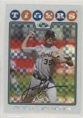 Justin Verlander [Xfractor] #135 Baseball Cards 2008 Topps Chrome Prices