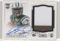 Geno Smith [Autograph Material Silver] #211 Football Cards 2013 Panini National Treasures Prices