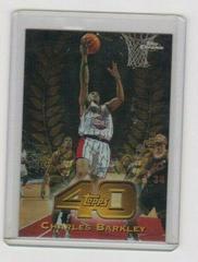 Charles Barkley [Refractor] #T26 Basketball Cards 1997 Topps Chrome Topps 40 Prices