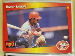 Barry Larkin #31 Baseball Cards 1992 Panini Donruss Triple Play Prices