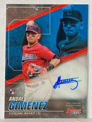 Andres Gimenez #B21-AG Baseball Cards 2021 Bowman’s Best of 2021 Autographs Prices
