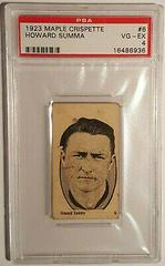Howard Summa #6 Baseball Cards 1923 Maple Crispette Prices