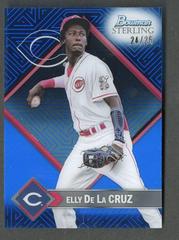 Elly De La Cruz [Blue] Baseball Cards 2023 Bowman Sterling Tek Prices