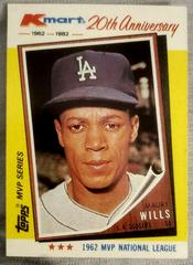 Maury Wills #2 Baseball Cards 1982 Kmart Prices