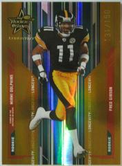 Fred Gibson [Gold] Football Cards 2005 Leaf Rookies & Stars Longevity Prices