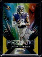 Justin Jefferson [Gold] #16 Football Cards 2023 Panini Prizm Prizmatic Prices