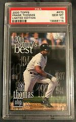 Frank Thomas Baseball Cards 2000 Topps Limited Edition Prices