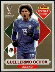 Guillermo Ochoa [Gold] Soccer Cards 2022 Panini World Cup Qatar Stickers Extra Prices