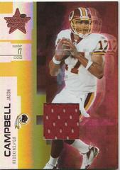 Jason Campbell [Material Gold] Football Cards 2007 Leaf Rookies & Stars Prices