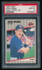 John Moses [Home: Tempe, AZ] Baseball Cards 1989 Fleer Prices