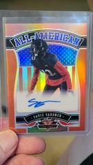Sauce Gardner [Red] Football Cards 2022 Leaf Valiant Autographs Prices