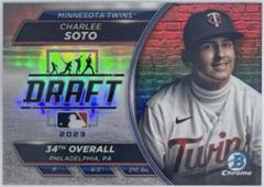Charlee Soto [Refractor] #BDN-4 Baseball Cards 2023 Bowman Draft Night Prices