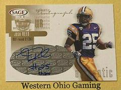 Josh Reed [Gold] #A34 Football Cards 2002 Sage Autographs Prices